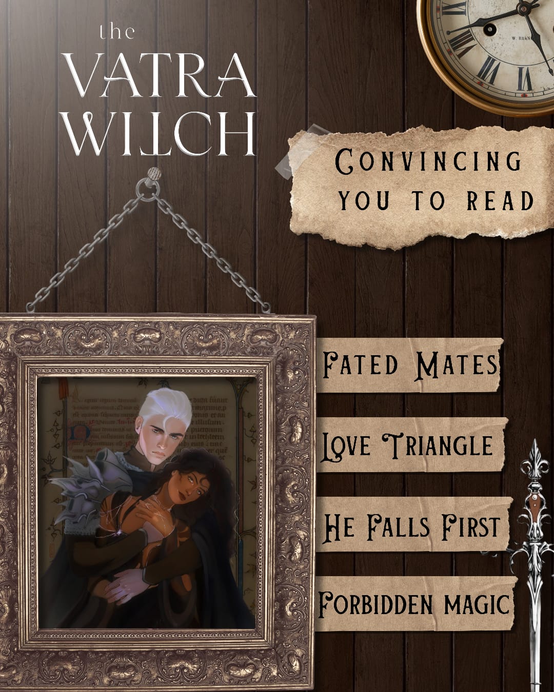 The Vatra Witch character branding artwork